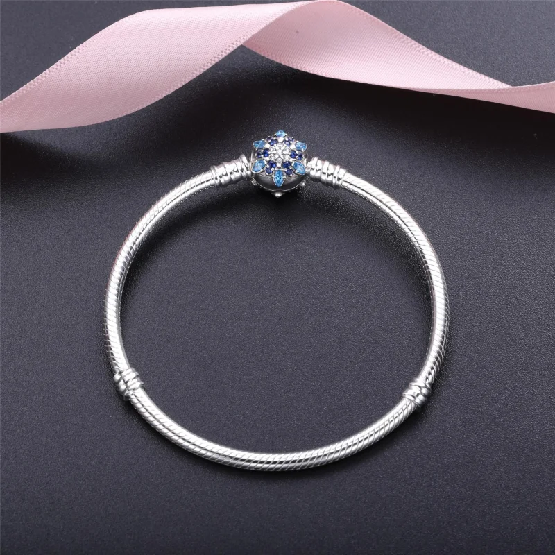 (imagem para) Pulseira Pandora de prata Floco de neve clássico - Visualizar 2