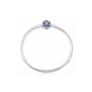 (imagem para) Pulseira Pandora de prata Floco de neve clássico