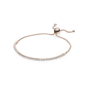 (imagem para) Bracelete PANDORA Rose™ Cordão Brilhante - 580524CZ