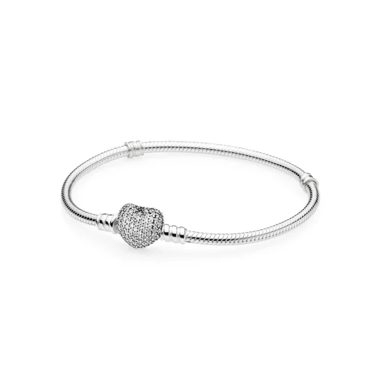 (imagem para) Pulseira PANDORA Sempre em Meu Coração - 590727CZ