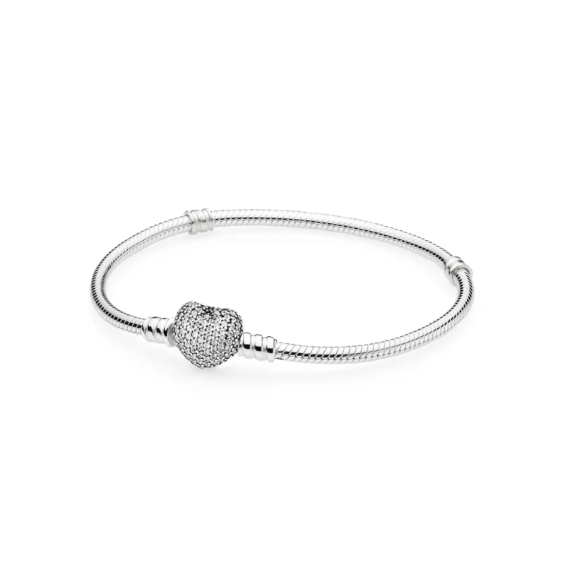 (imagem para) Pulseira PANDORA Sempre em Meu Coração - 590727CZ