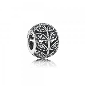Charm berloques PANDORA Folha Encantada - 791380CZ Charm berloques PANDORA Folha Encantada - 791380CZ
