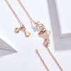 Colar Borboleta Dançante estilo Pandora Rose - BSN053