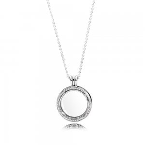 PANDORA Floating Locket Brilhante Médio - 396484CZ-60