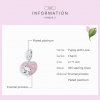 Charm Pendente Filhote de cachorro com amor estilo Pandora - BSC360
