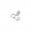 Charm Pendente Duplo Disco Brilhante Vermelho - 799186C03