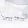 Brincos Petit Folhas Brilhantes estilo Pandora - SCE266