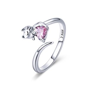 Anel Gato fofo life Pandora - SCR446