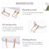 Corrente de Segurança pneu pequeno estilo Pandora Rose - SCC1112-C
