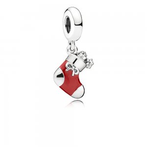 Pingente PANDORA Meia de Natal - 796387EN39
