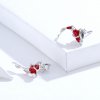 Brincos Petit Koi sortudo estilo Pandora - SCE812