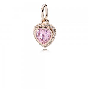 Charm Pendente PANDORA ROSE Amor Brilhante - 380366PCZ