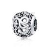 Charm Flores com orifícios, letra G estilo Pandora - SCC1444-G