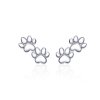 Brincos Petit Pegadas de animais de estimação estilo Pandora - SCE718