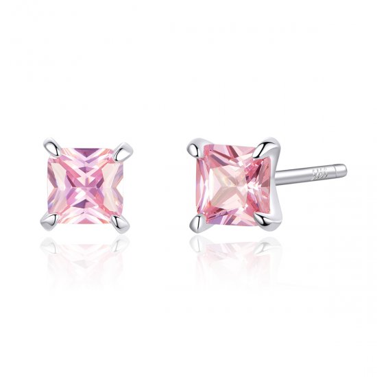 Brincos Petit Sorte rosa estilo Pandora - SCE660  Clique na imagem para fechar