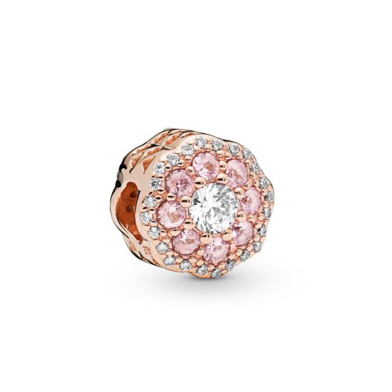 Charm berloques PANDORA Florescer Rosa  Clique na imagem para fechar
