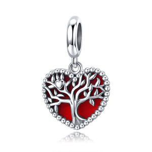 Charm Pendente Árvore do amor estilo Pandora - SCC1556 Charm Pendente Árvore do amor estilo Pandora - SCC1556