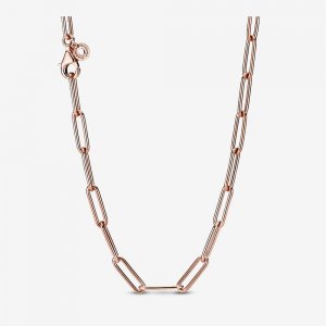 Colar Corrente de Elo longo Pandora Rose - 388349