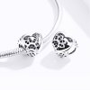 Charm Marca de pata de animais de estimação estilo Pandora - SCC1191-BK