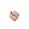 Anel Solitário Azul Claro Pandora Rose™ - 189259C02