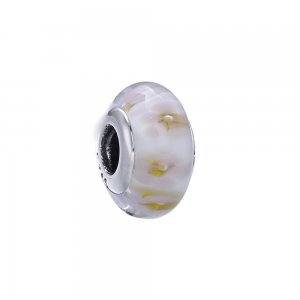 Charm berloques Pandora de prata Flor Charm berloques Pandora de prata Flor