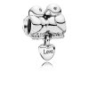 Charm berloques PANDORA De Prata Apaixonados