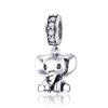 Charm Pendente Pequeno elefante estilo Pandora - SCC1338 Charm Pendente Pequeno elefante estilo Pandora - SCC1338