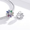Charm Girassol Colorido estilo Pandora - SCC1701