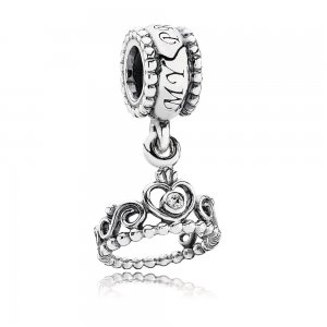 Charm PANDORA de Prata Tiara de Princesa - 791117CZ Charm PANDORA de Prata Tiara de Princesa - 791117CZ