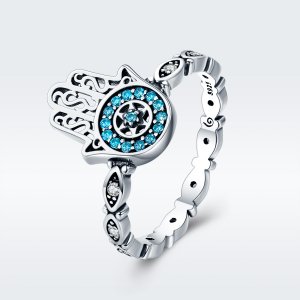 Anel Mão Hamsa life Pandora - SCR369 Anel Mão Hamsa life Pandora - SCR369