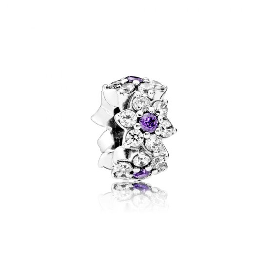Separador PANDORA Forget-me-Not - Flor da Recordação - 791834ACZ  Clique na imagem para fechar
