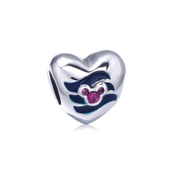 Charm Pandora de prata Disney, Coração De Mickey  Clique na imagem para fechar