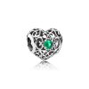 Charm berloques PANDORA Coração de Maio - 791784NRG