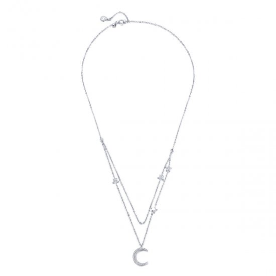 Colar Lua e estrelas life Pandora - BSN038  Clique na imagem para fechar