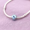 Charm PANDORA de Prata Esmaltado Flor Azul - 790433EB