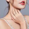 Anel Espiga de Trigo Brilhante estilo Pandora - BSR135