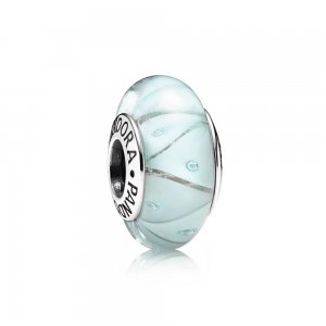 Charm berloques Pandora de prata Azul