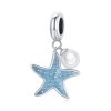 Charm Pendente Estrela do mar azul estilo Pandora - SCC1807
