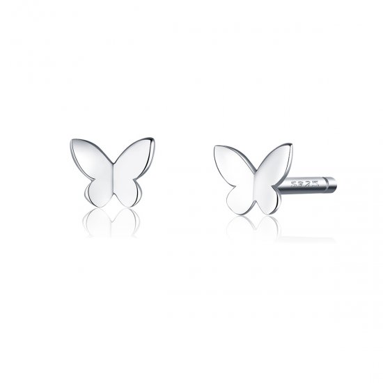 Brincos Petit Borboleta estilo Pandora - SCE775  Clique na imagem para fechar