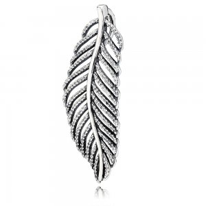 Pendente PANDORA para Colar Plumas - 390350CZ Pendente PANDORA para Colar Plumas - 390350CZ