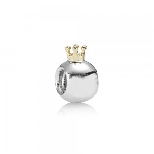 Charm PANDORA de Prata e Ouro Coroa do Rei - 790122 Charm PANDORA de Prata e Ouro Coroa do Rei - 790122