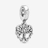 Charm Pendente De Coração E Árvore Da Família - 799149C00 Charm Pendente De Coração E Árvore Da Família - 799149C00