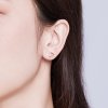 Brincos Petit Palpitação estilo Pandora Rose - SCE090-C