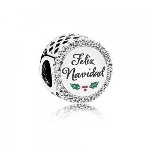 Charm berloques Pandora de prata feliz Natal