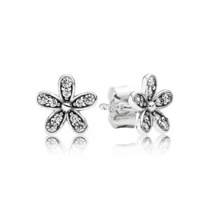 Brinco PANDORA Delicadas Bem-me-Quer - 290570CZ Brinco PANDORA Delicadas Bem-me-Quer - 290570CZ