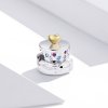 Charm Bolo de casamento estilo Pandora - BSC267