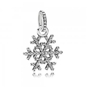 Pendente PANDORA Floco de Neve - 390354CZ - Colares e Pendente PANDORAs