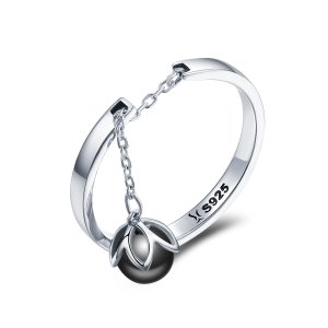 Anel Lágrimas de flores estilo Pandora - SCR314 Anel Lágrimas de flores estilo Pandora - SCR314
