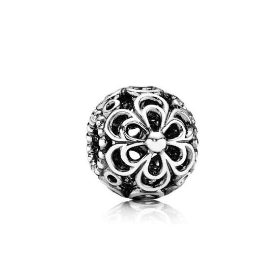 Charm PANDORA de Prata Vazado Flor de Maça - 790965  Clique na imagem para fechar