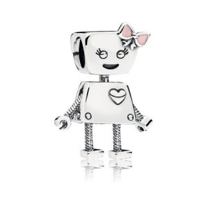 Charm berloques PANDORA Bela Bot - 797141EN160 Charm berloques PANDORA Bela Bot - 797141EN160